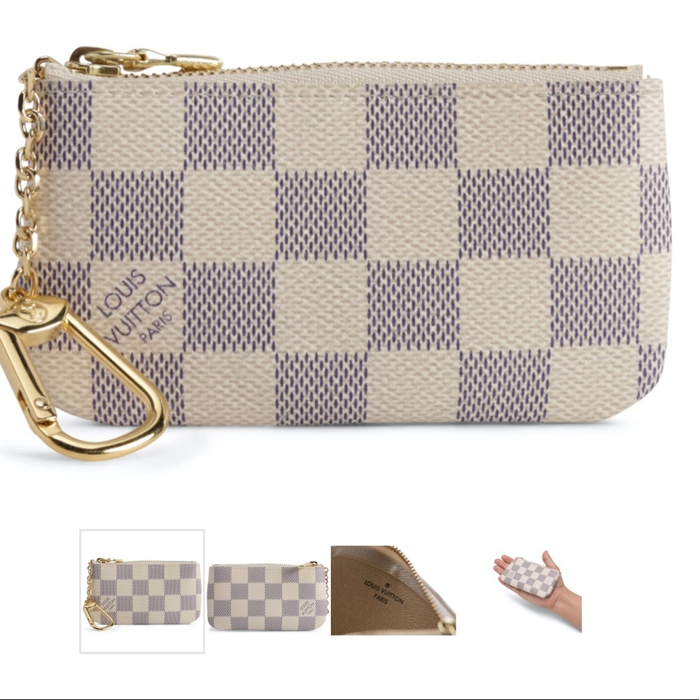 Louis Vuitton Key Pouch - Damier Azur